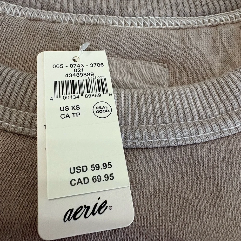 Aerie Keyhole Sleeve Sweatshirt - Picture 3 of 10